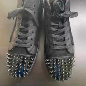 CHRISTIAN LOUBOUTIN Spike Suede High Top Sneaker