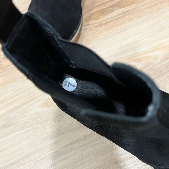 CIVIL REGIME Men’s Black Suede Boots Size 7