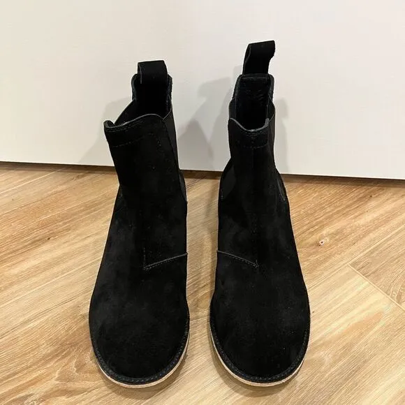 CIVIL REGIME Men’s Black Suede Boots Size 7