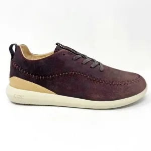 Clae Rialto Umber Waxed Suede Mens Premium Shoes Sneakers