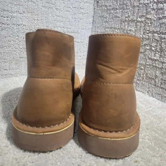 Clarks Bushacre Men's Size 8.5M Brown Leather Nubuck Chukka Boots 260822863085