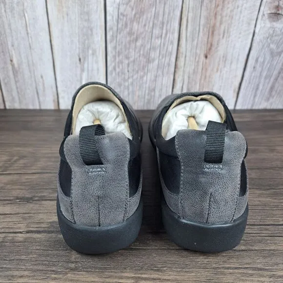 Clarks Cloudsteppers Sillian Paz Gray Slip On Shoes Women's Sz 8 M (VGC) w/Box