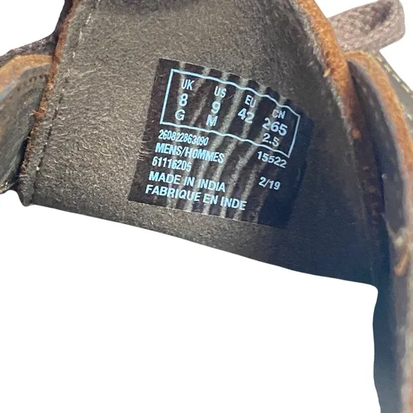 Clarks Desert Boot Evo Beeswax Leather size 9 Brown Lace Up Mens Shoe NO INSOLE