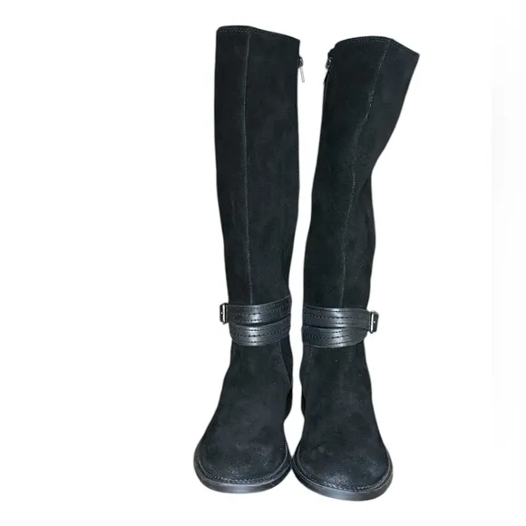 Clarks May Shine Black Knee High Boots Women’s Size 8 M
