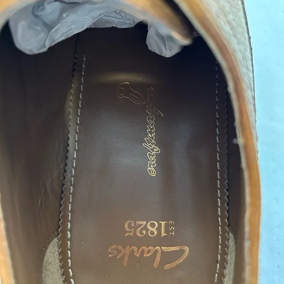 Clark’s Men's Brown Leather Dress Shoes wingtip