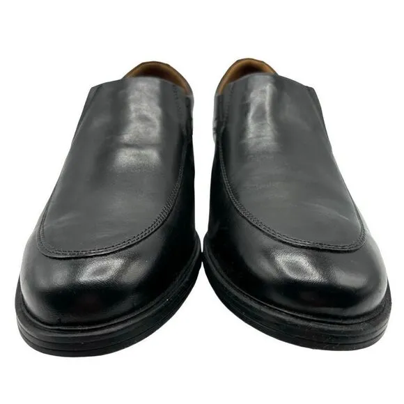 Clarks Whiddon Step Black Leather Loafer Men's 11 NWOT