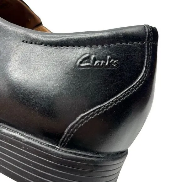 Clarks Whiddon Step Black Leather Loafer Men's 11 NWOT