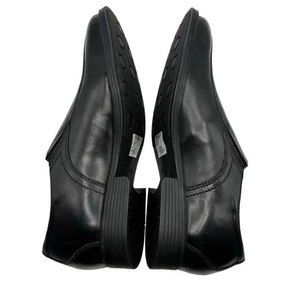 Clarks Whiddon Step Black Leather Loafer Men's 11 NWOT