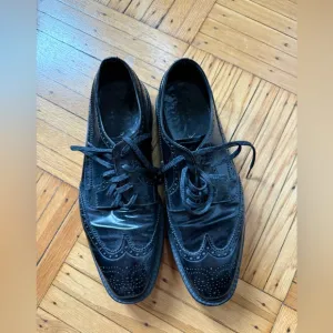 Classic Black Men's Prada platform Dress Shoes