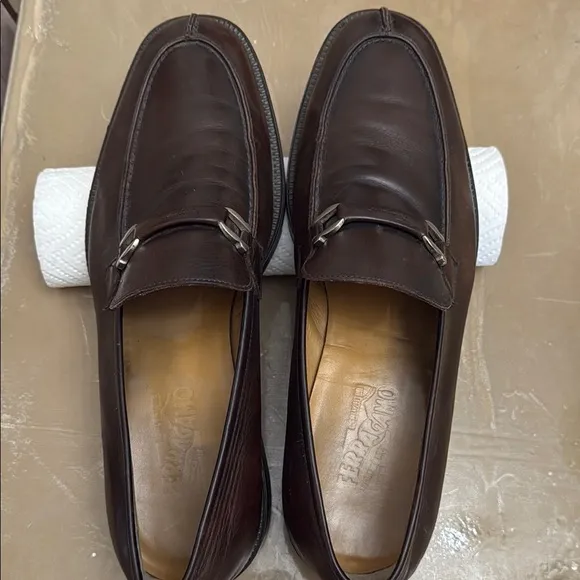 Classic Brown Leather Men's Loafers
