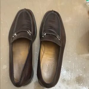 Classic Brown Leather Men's Loafers