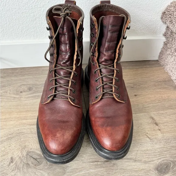 Classic Brown Leather Men's Red Wing Boots