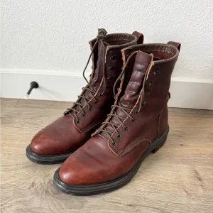 Classic Brown Leather Men's Red Wing Boots