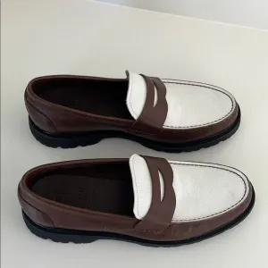 Classic style! Cole Haan Men's Brown and White Loafers