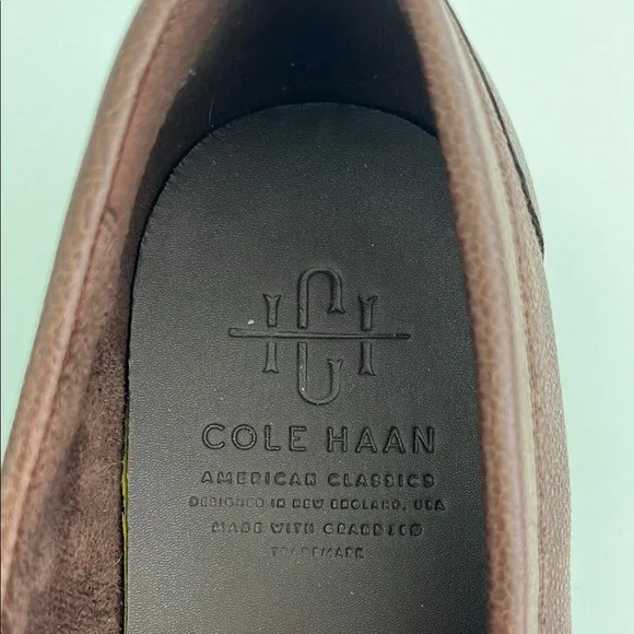 Classic style! Cole Haan Men's Brown and White Loafers