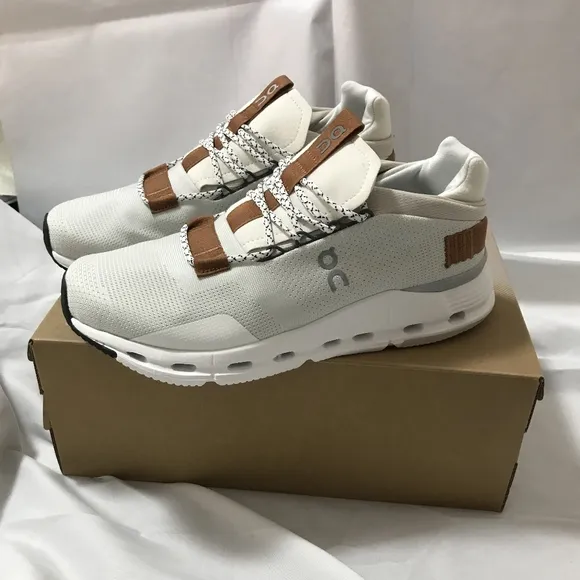 🏈👟Cloudnova Women Shoes White Pearl
