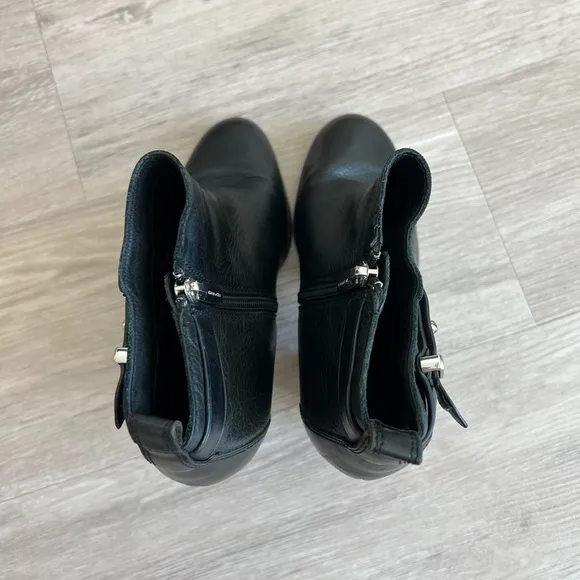 Coach Black Leather Boots