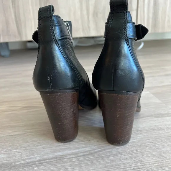 Coach Black Leather Boots