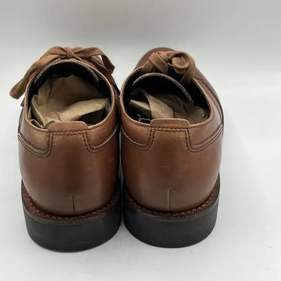 Coach Bleecker Wingtip brogue Derby Shoes Men’s 12D Brown Leather Lace-Up G1550