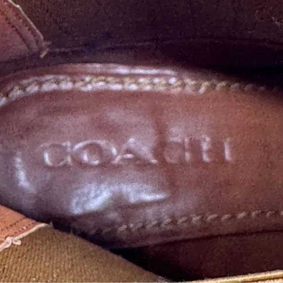 Coach Bowery Suede Chelsea Ankle Boots. Size 7
