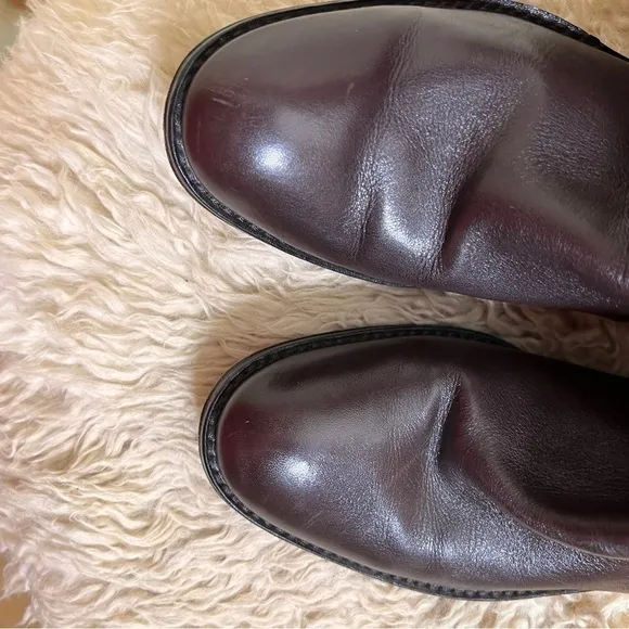 COACH CHEYENNE Over-the-Knee plush leather boots. Dark Brown. Size 6-½.
