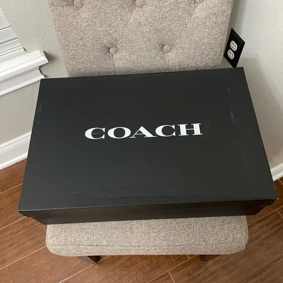 COACH Farrah Leather Boot Black Size 7.5