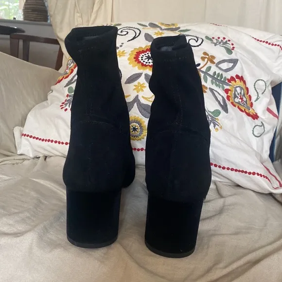 Coach Gracie Bootie G5355 Black Suede Ankle Boots 10