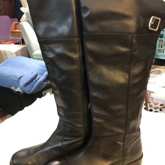 Coach knee high boots size 10