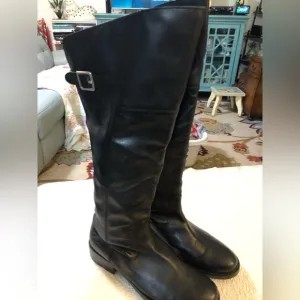Coach knee high boots size 10