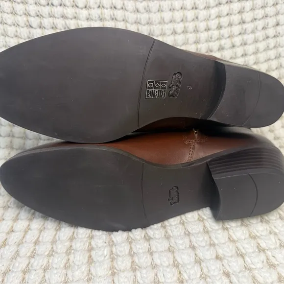 Coach Leather Ankle Booties DA002