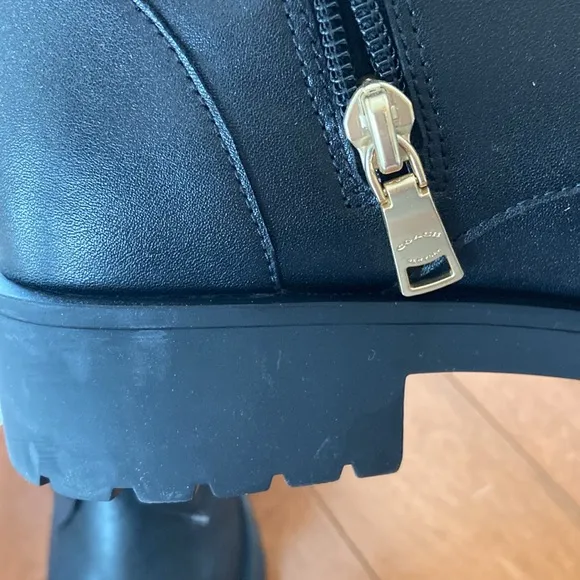 Coach leather boots. 7.5