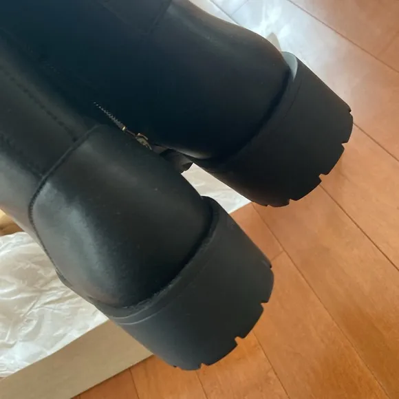 Coach leather boots. 7.5