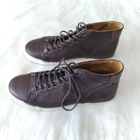 Coach Men Leather Brown shoes Size 8.5
