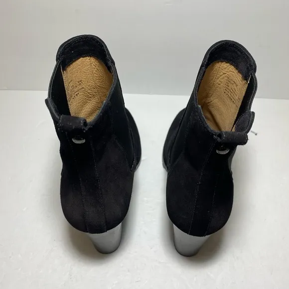 Coach Odelle Black Suede Chelsea Boots Women's Ankle Boots Size 7.5