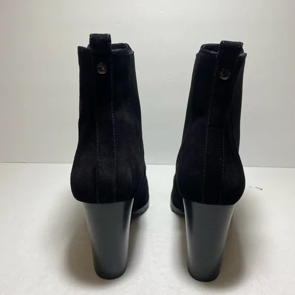 Coach Odelle Black Suede Chelsea Boots Women's Ankle Boots Size 7.5