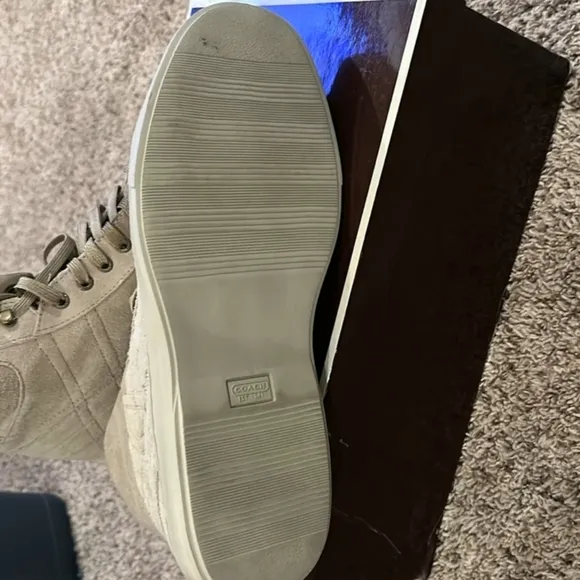 Coach Sand Suede Sneakers
