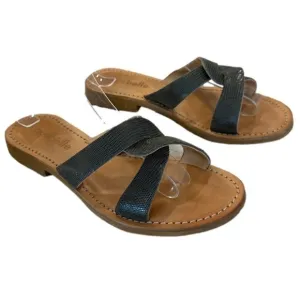 Cocobelle Aloha Slip On Open Toe Sandals Olive Green Women’s Shoes Size 8.5