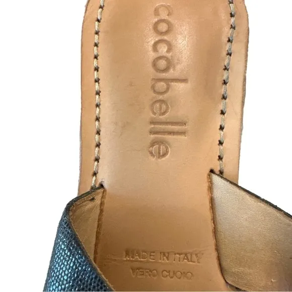 Cocobelle Aloha Slip On Open Toe Sandals Olive Green Women’s Shoes Size 8.5