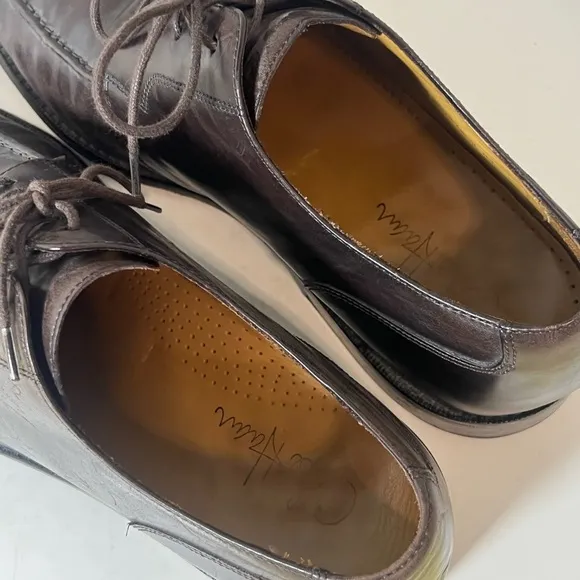 Cole Haan 11.5 Brown Derby Classic Dress Shoes Full Grain Leather Business