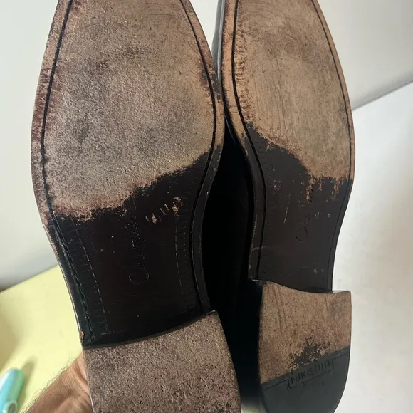 Cole Haan 11.5 Brown Derby Classic Dress Shoes Full Grain Leather Business