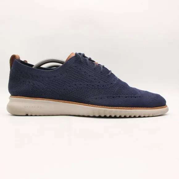 Cole Haan 2 Zerogrand Stitchlite Lace Up  Men's Size 11 Blue Casual Shoes C27569