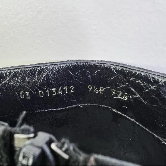Cole Haan black leather and suede boots SZ. 9.5.  #016