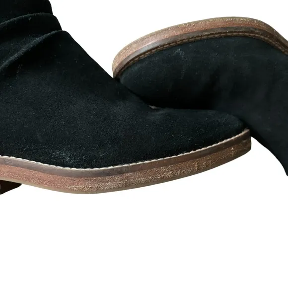 Cole Haan Black Suede Ankle Boots 6