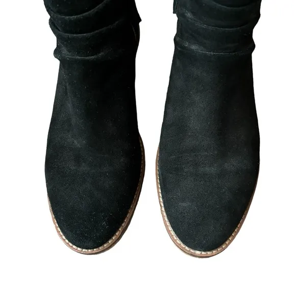 Cole Haan Black Suede Ankle Boots 6