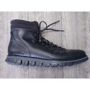 Cole Haan Boots Men's 11.5M Zerogrand Waterproof Hiker Ankle Black Comfort Elite