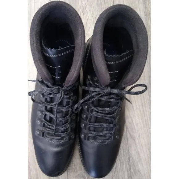 Cole Haan Boots Men's 11.5M Zerogrand Waterproof Hiker Ankle Black Comfort Elite