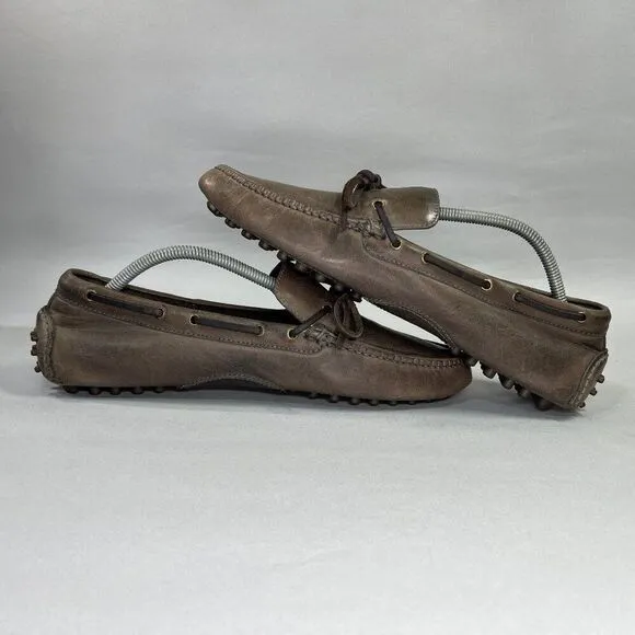 Cole Haan Driving Loafers Men's Size 10 Light Brown Leather Slip On Shoes