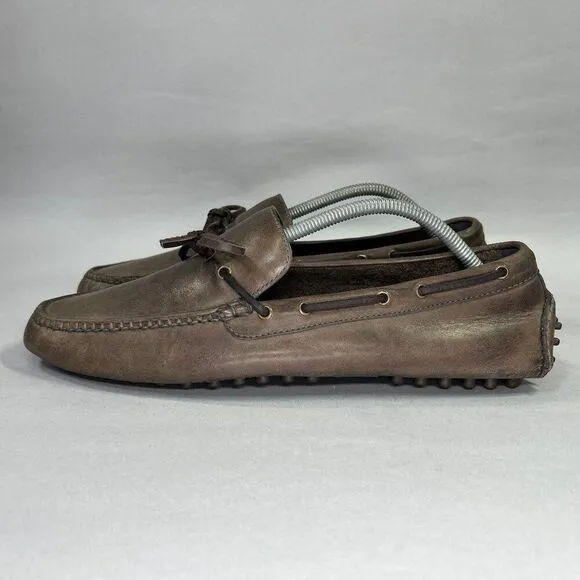 Cole Haan Driving Loafers Men's Size 10 Light Brown Leather Slip On Shoes