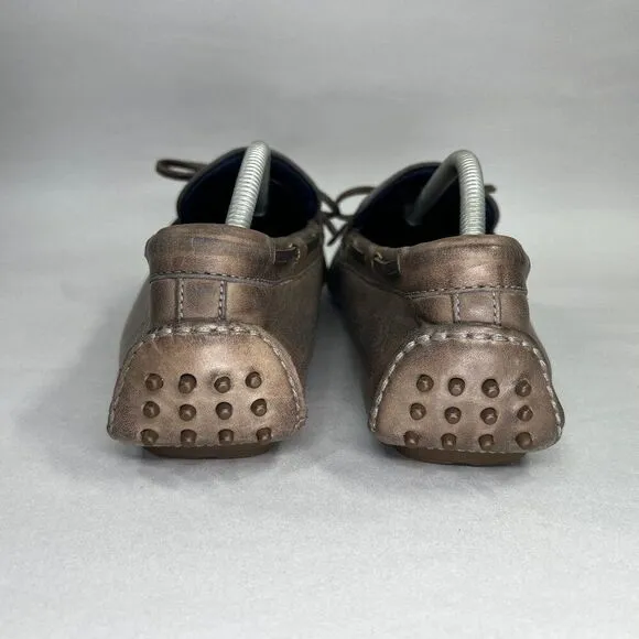 Cole Haan Driving Loafers Men's Size 10 Light Brown Leather Slip On Shoes