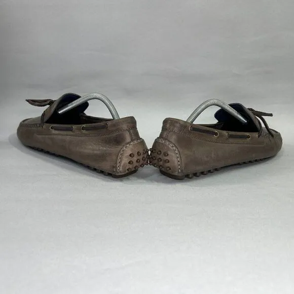 Cole Haan Driving Loafers Men's Size 10 Light Brown Leather Slip On Shoes